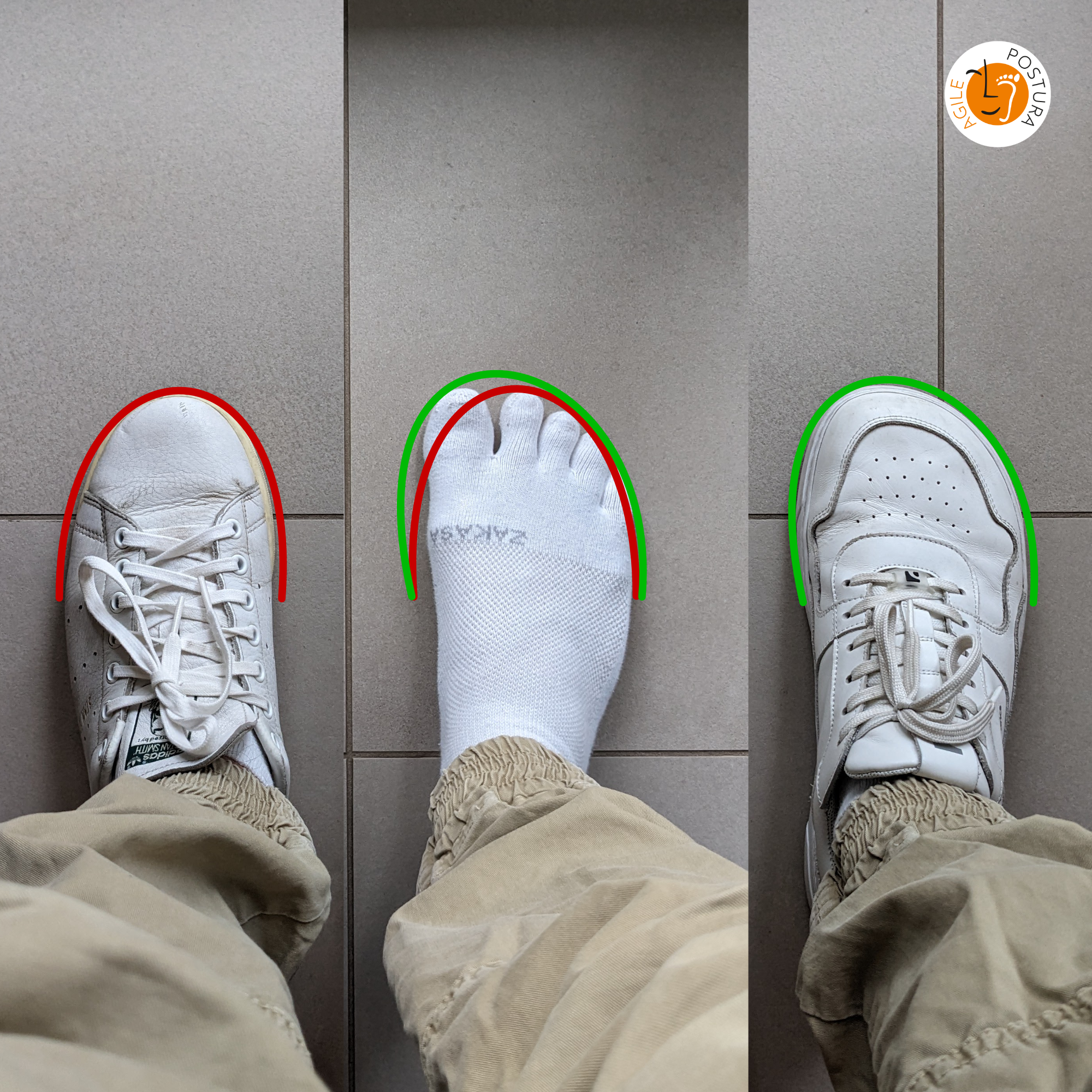 Scarpa larga VS scarpa stretta